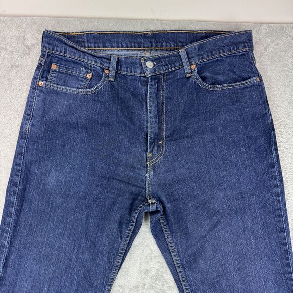LEVIS 527 Boot Cut Denim Jeans Stretch Mens Bootcut Blue Medium Wash Jean 38" - Picture 5 of 8